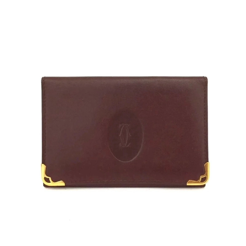 Tarjeteros Cartera Cartier Hombre Cartier Tarjetero De Piel Verde