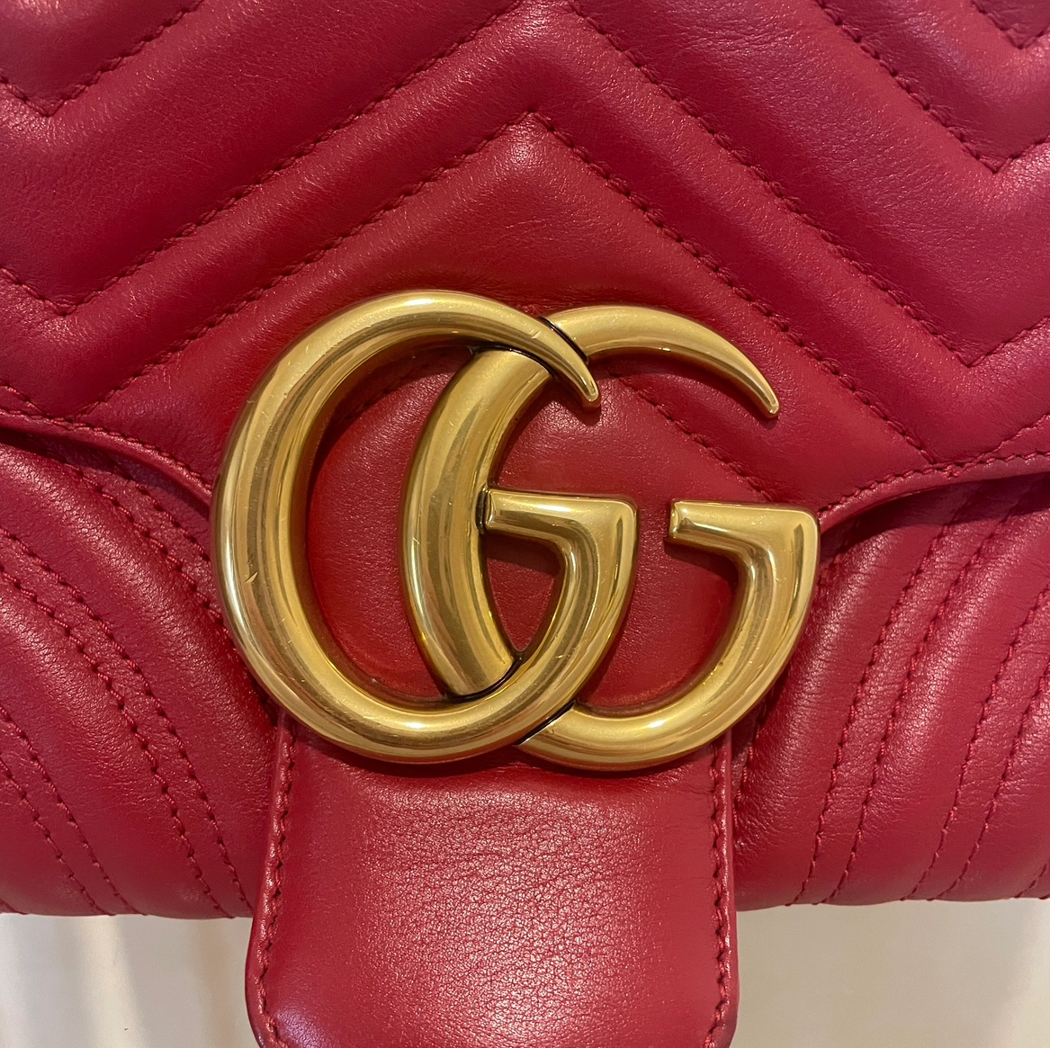 Bolsa roja online gucci