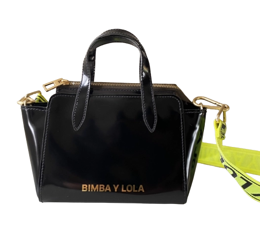 Bolsa Cruzada Bimba y Lola Silver color Negro para Mujer
