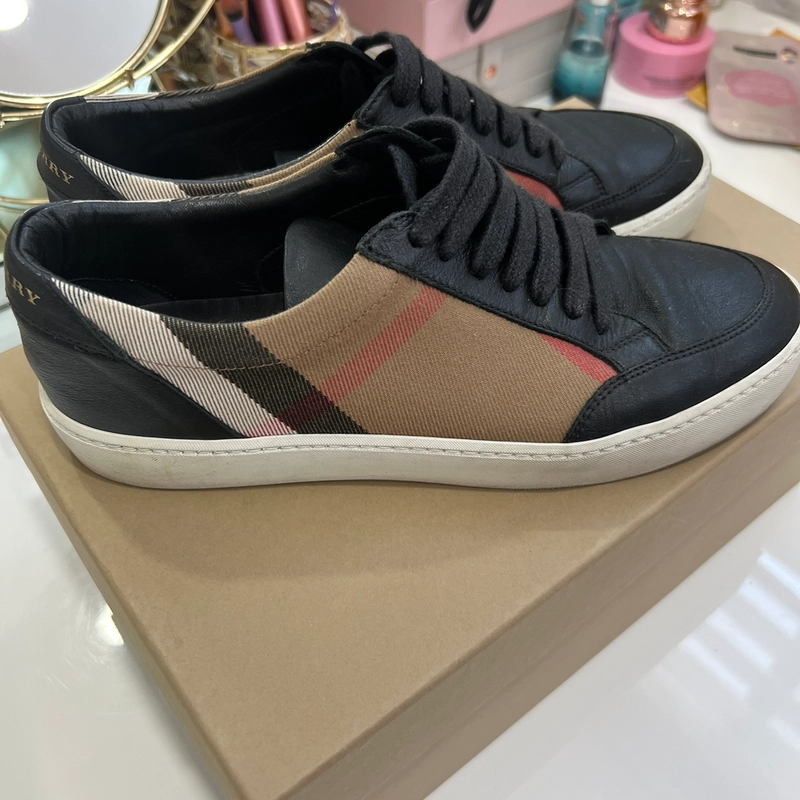 Calzado Tenis Burberry Infantil PreÃ§o Burberry Tennis Negro 45