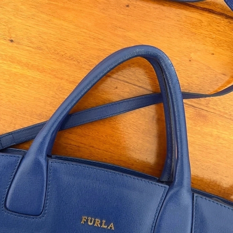 Bolsa tote azul Estela Haydee boutique para mujer