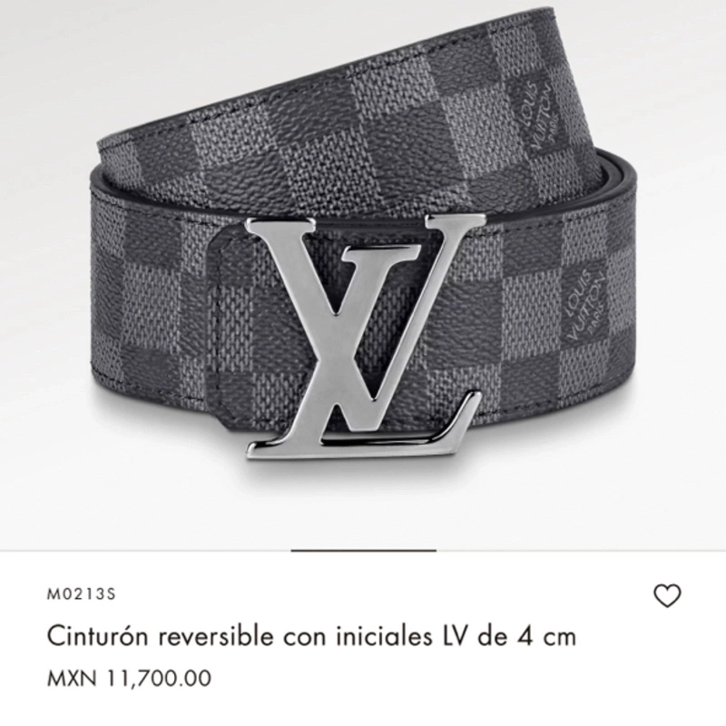 Damier Outfit Cinturon Louis Vuitton Hombre Leather Cintos Lv