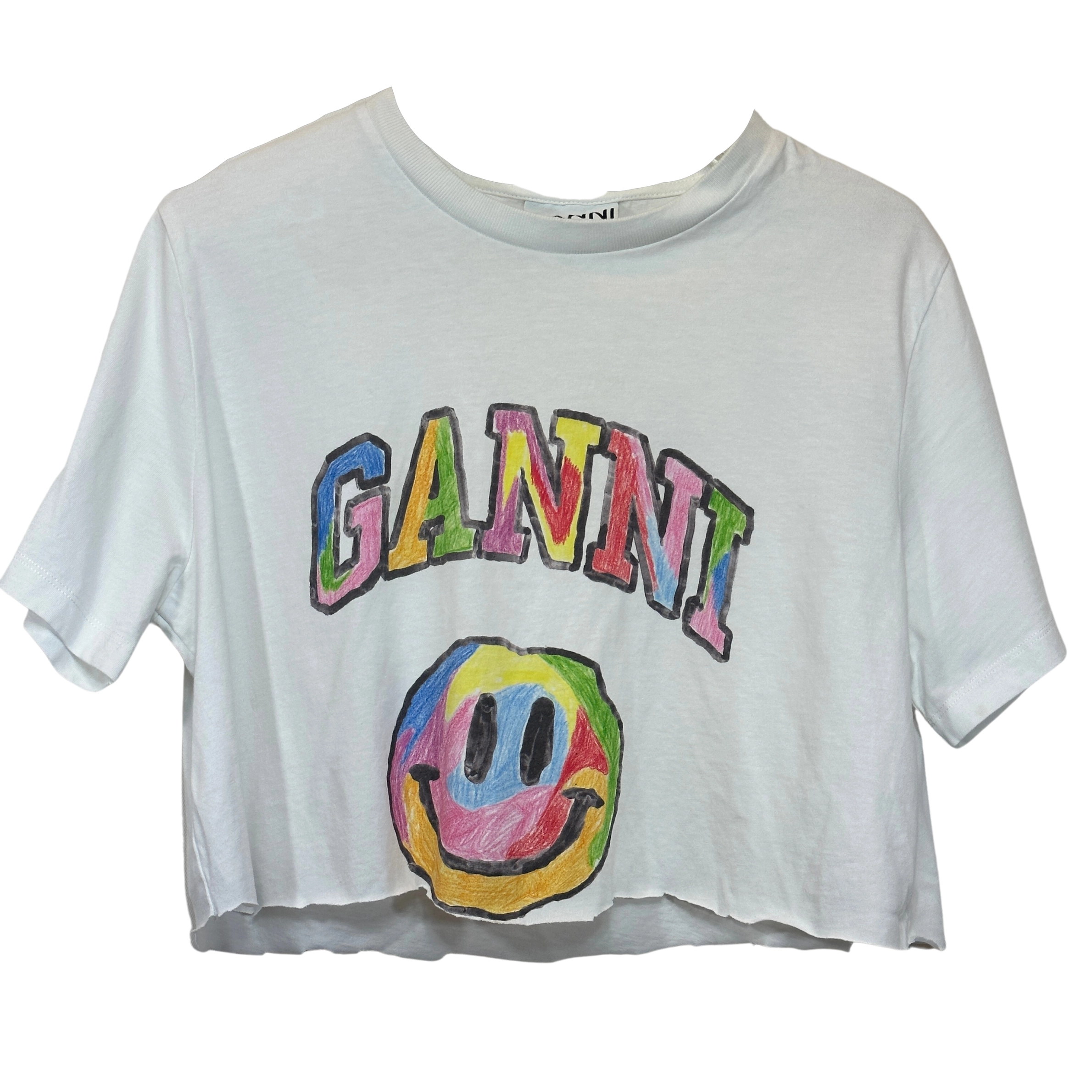 Ganni Blusa Blanco 76% OFF - Portèlo: Compra y Vende Moda de Lujo.