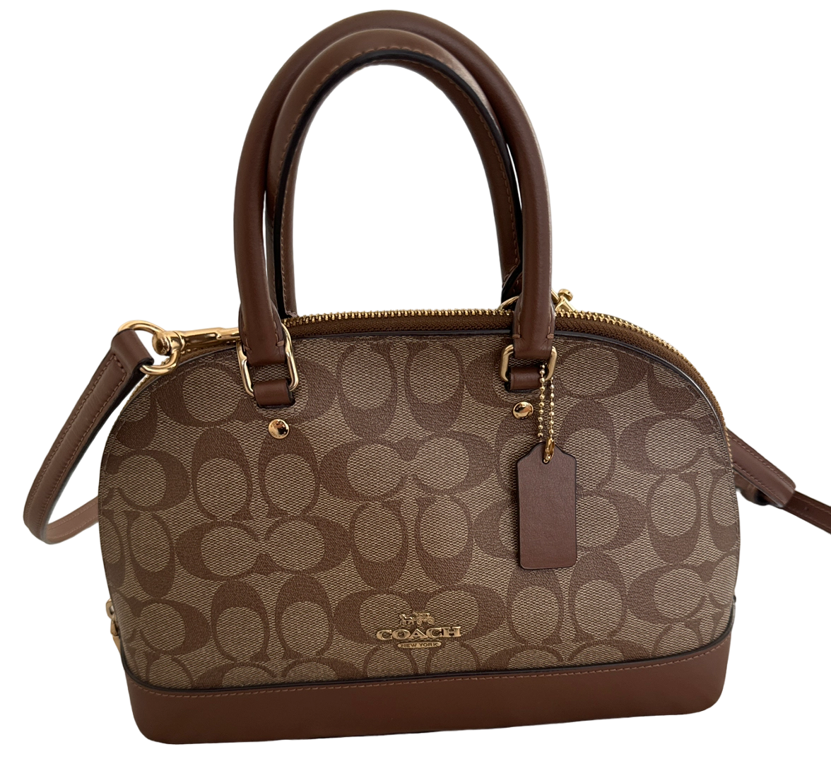 Crossbody Coach Cafe Bolsa Coach Guinda COACH Mini Café 70% OFF