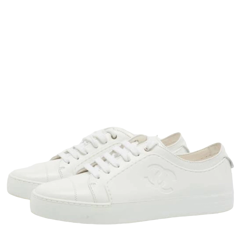 Tenis Chanel Mujer Chanel Calzado Chanel CC Runner Laminado Dorado