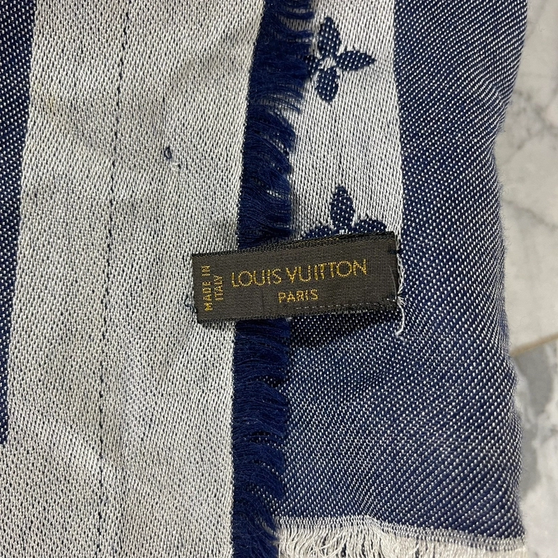 Pañuelos. Bufandas Louis vuitton Azul de en Algodón - 19072307