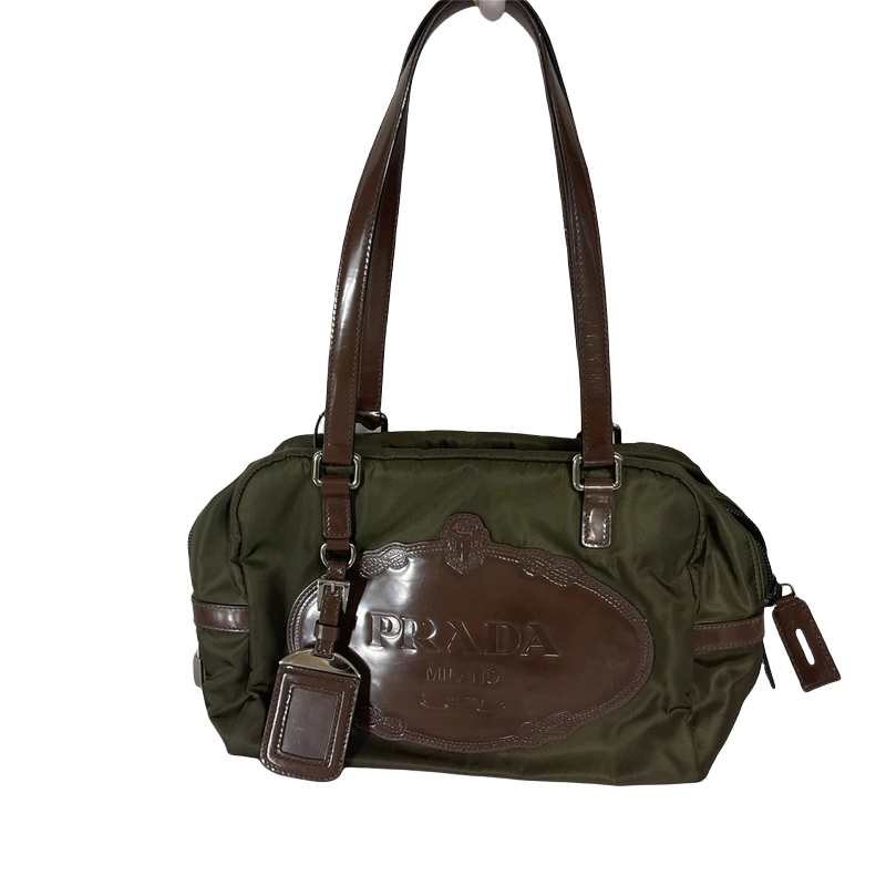 Prada Bolsa de mano Verde Militar 70% OFF - Portèlo: Compra y Vende Moda de  Lujo.