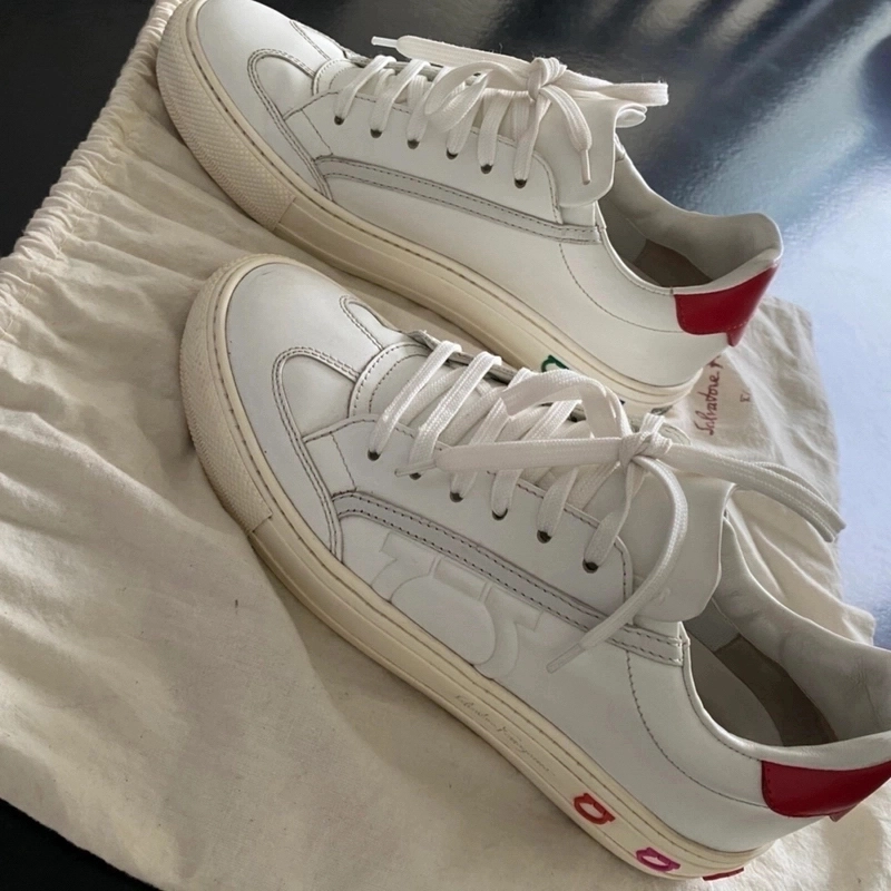 Salvatore Ferragamo Tennis Blanco 80% OFF Portèlo: Compra y