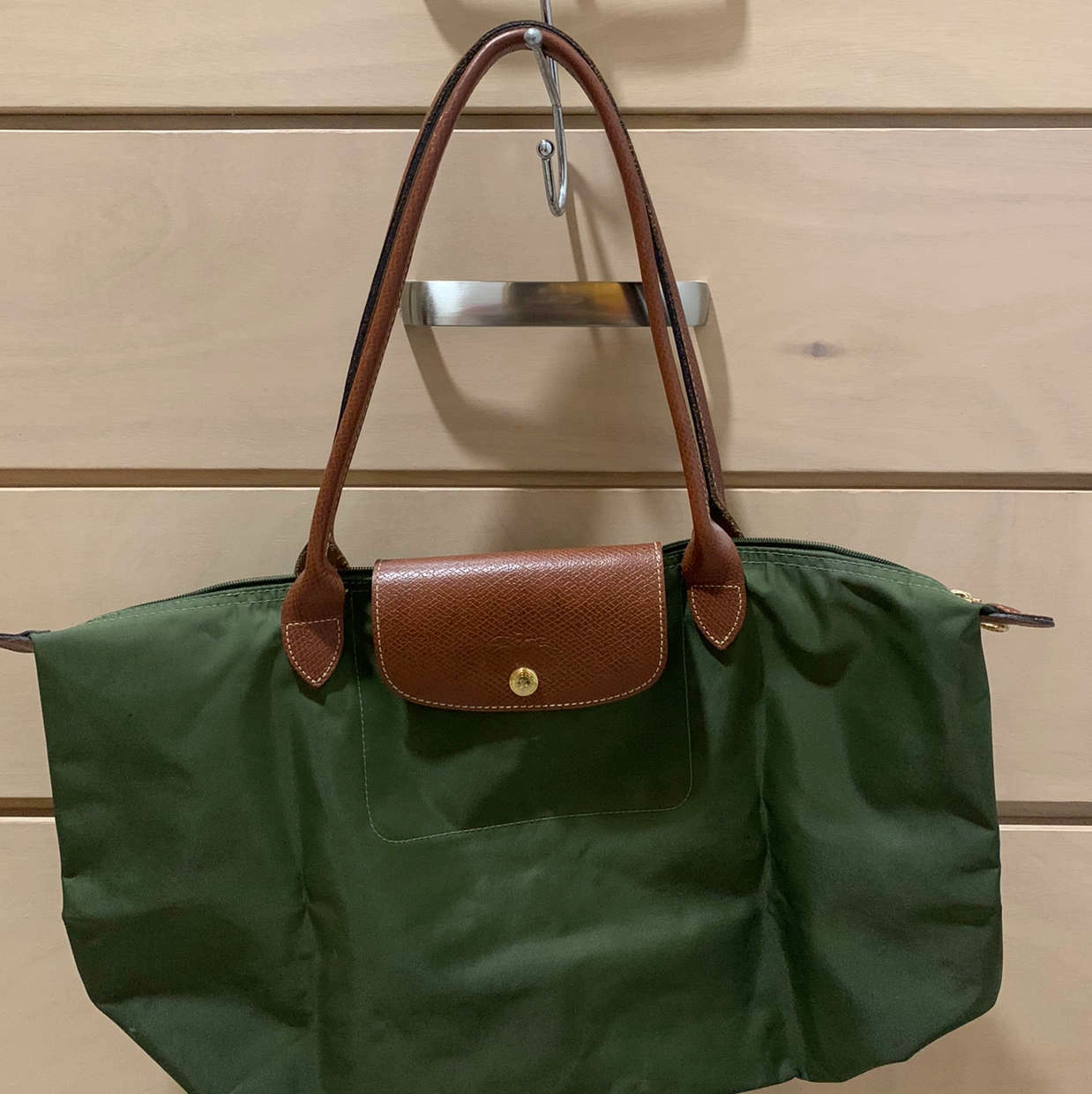 Longchamp discount verde militar