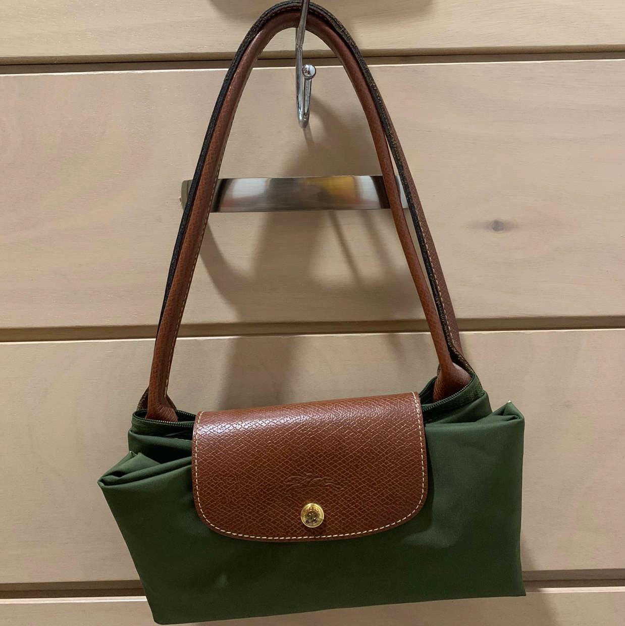 Longchamp best sale verde militar