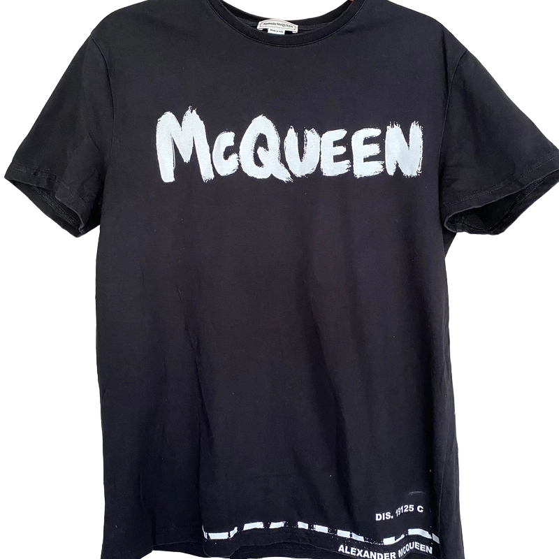 Alexander McQueen Playeras Negro 52 OFF Port lo Compra y Vende