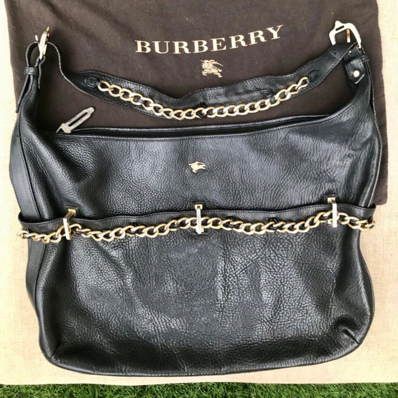 Burberry Bolsa de mano Negro 94% OFF Portèlo: Compra y Vende